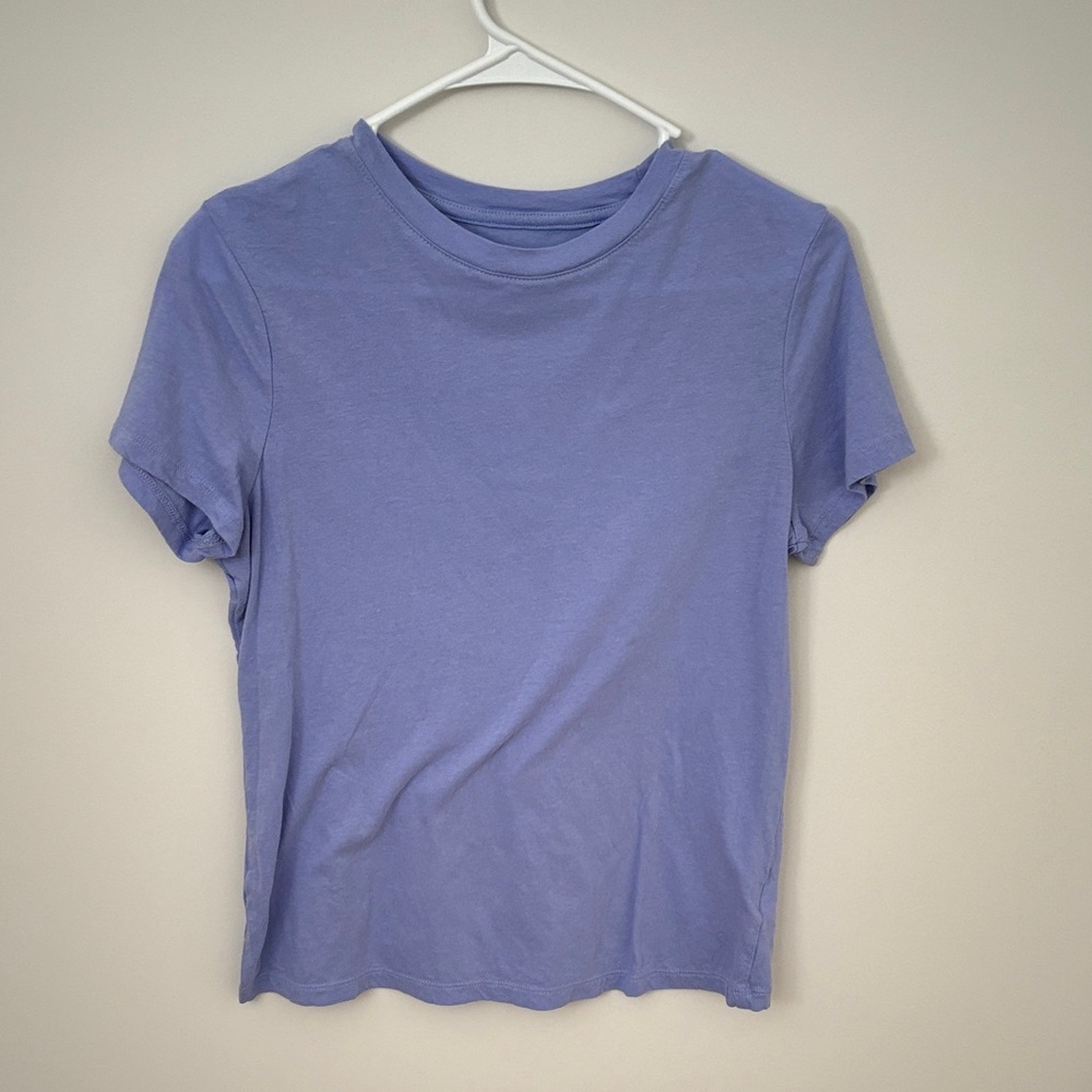 a new day Light Purple Short Sleeve Tee